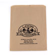 Natural kraft paper merchandise bag printed with 1 color